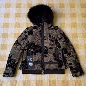 Bogner Muriel Camo and Floral Print Jacket